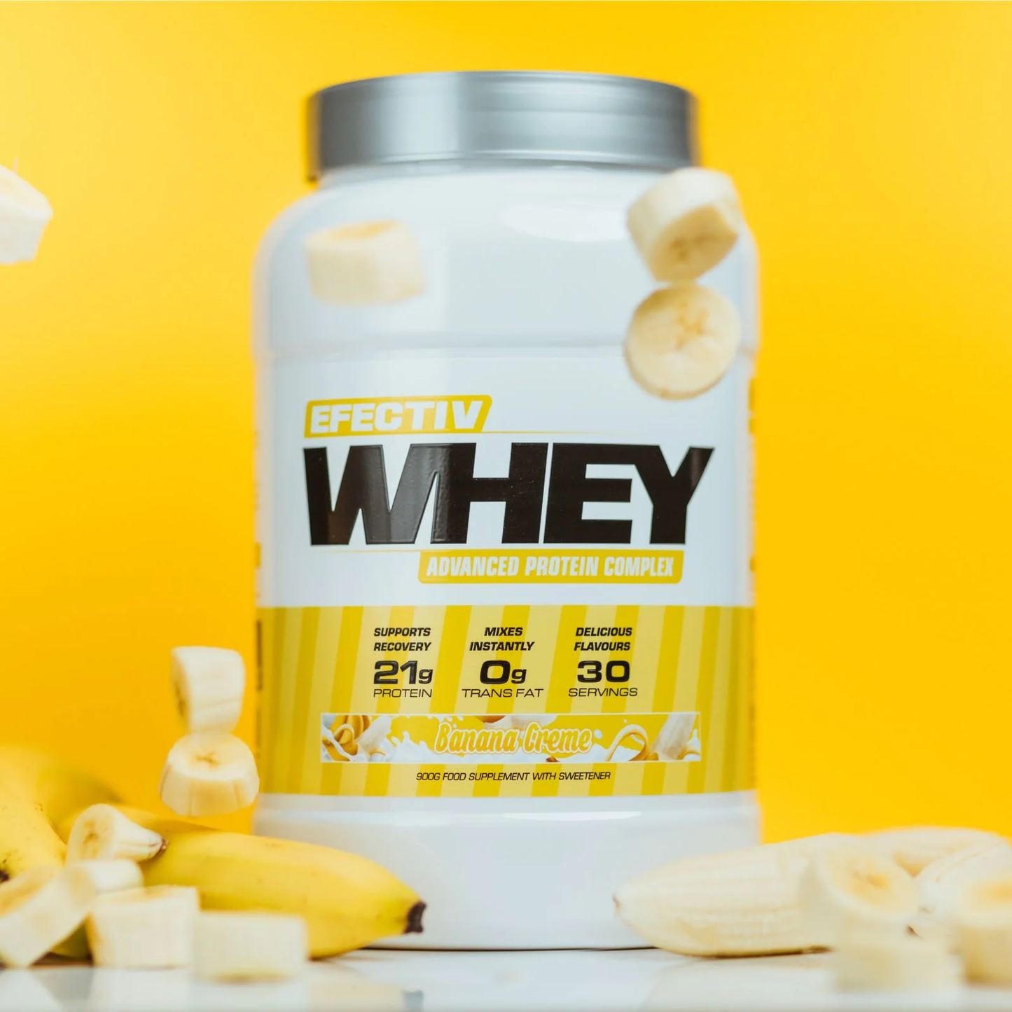 Efectiv Nutrition Whey Protein 900g Banana Cream