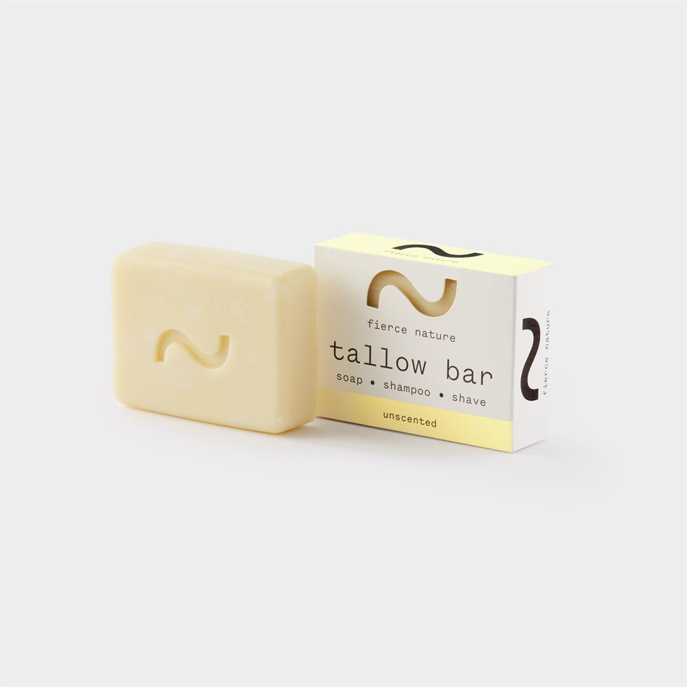 Fierce Nature_Multi-Use Tallow Bar (Unscented) 80g