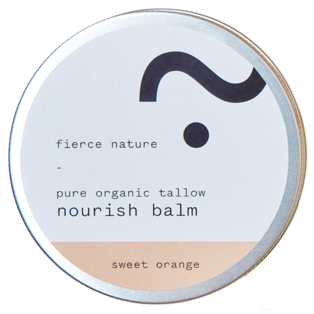 Fierce Nature_Pure Organic Tallow Nourish Balm (Sweet Orange) 100g