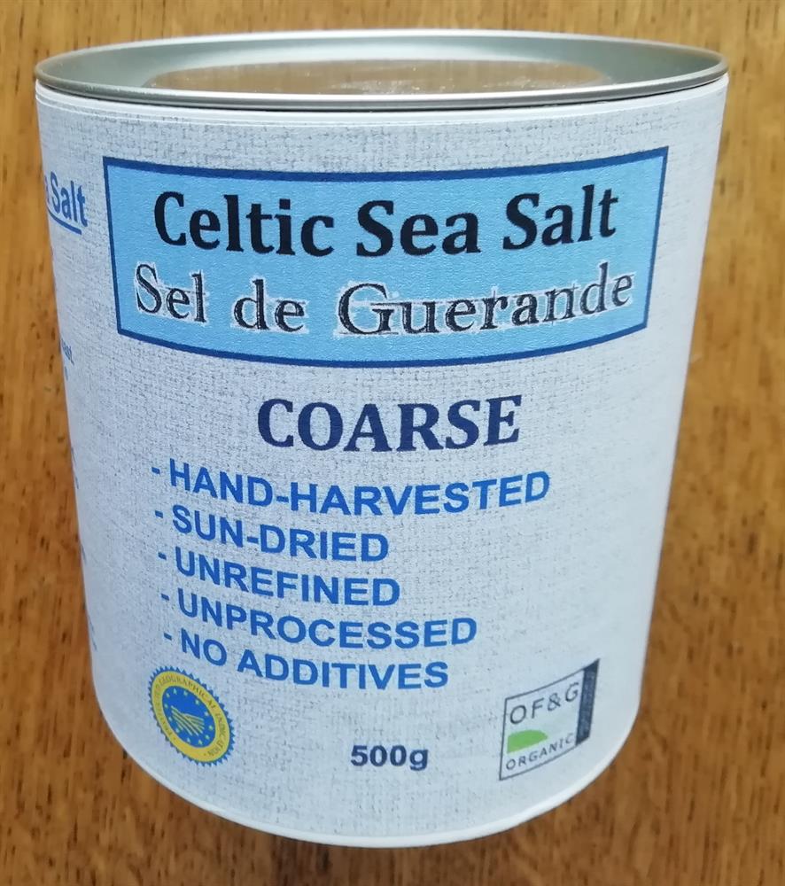 Food Alive_500g Bucket of Celtic sea salt/ Sel de Guerande