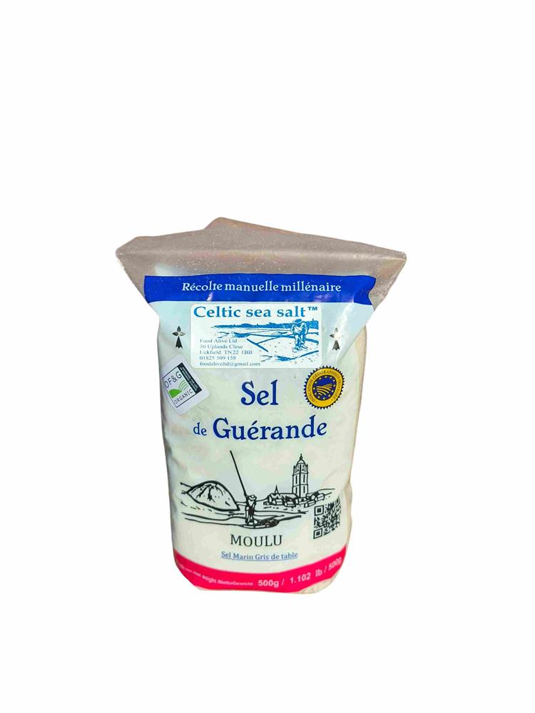Food Alive_Organic Celtic Sea Salt fine 500 g