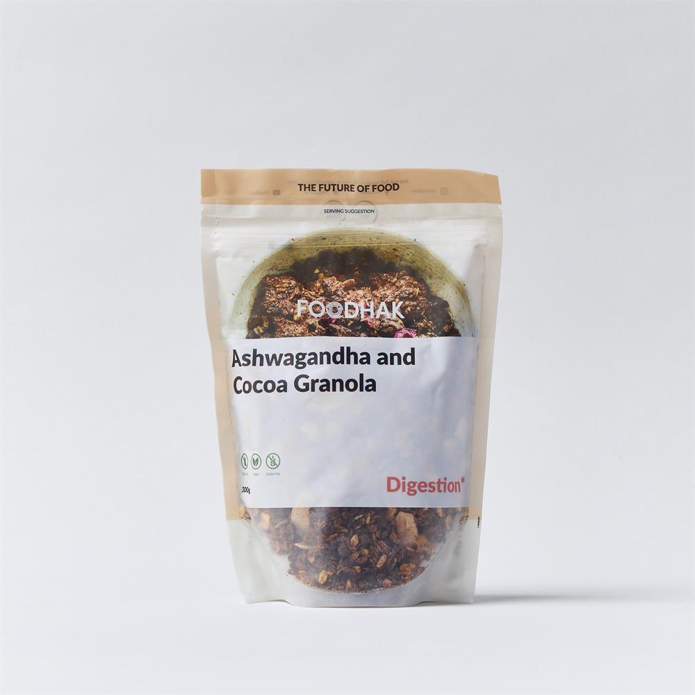 Foodhak_Ashwagandha and Cocoa Granola 300g