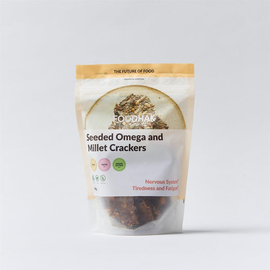 Foodhak_Seeded Omega and Millet Crackers 100g