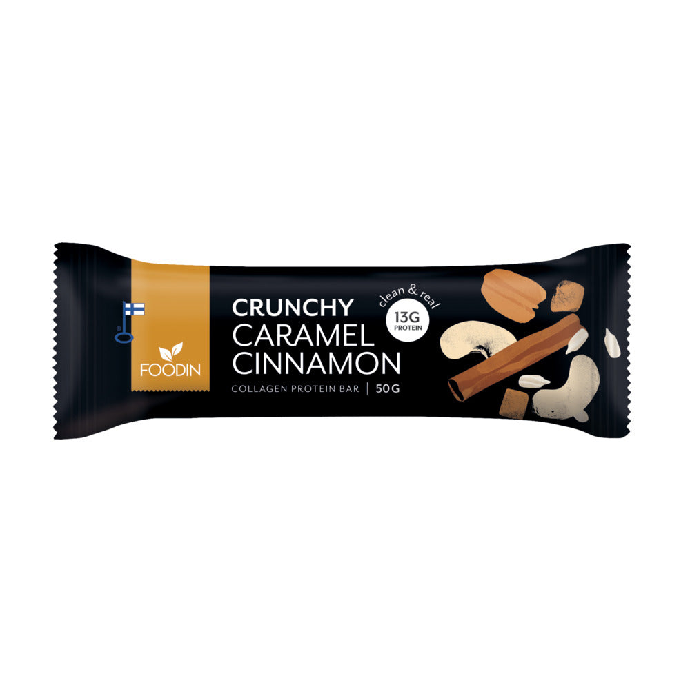 Foodin_Collagen Protein Bar Caramel Cinnamon