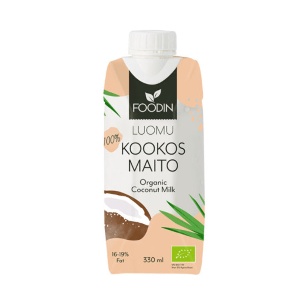 Foodin_Organic Coconut Milk 330ml-Pack of 12