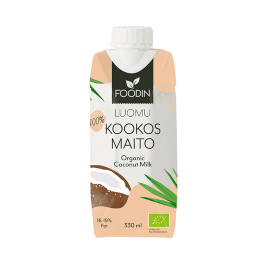 Foodin_Organic Coconut Milk 330ml-Pack of 12