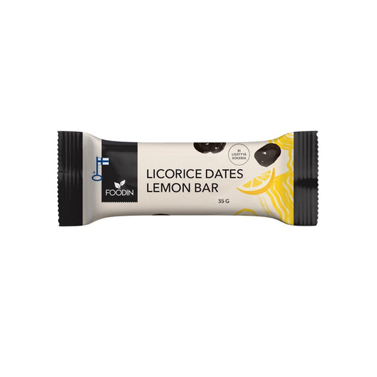 Foodin_Licorice Date Bar Lemon 35G-Pack of 18