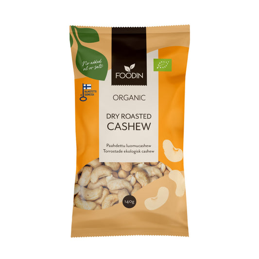 Foodin_Organic Dry Roasted Cashews 140g-pack of 7