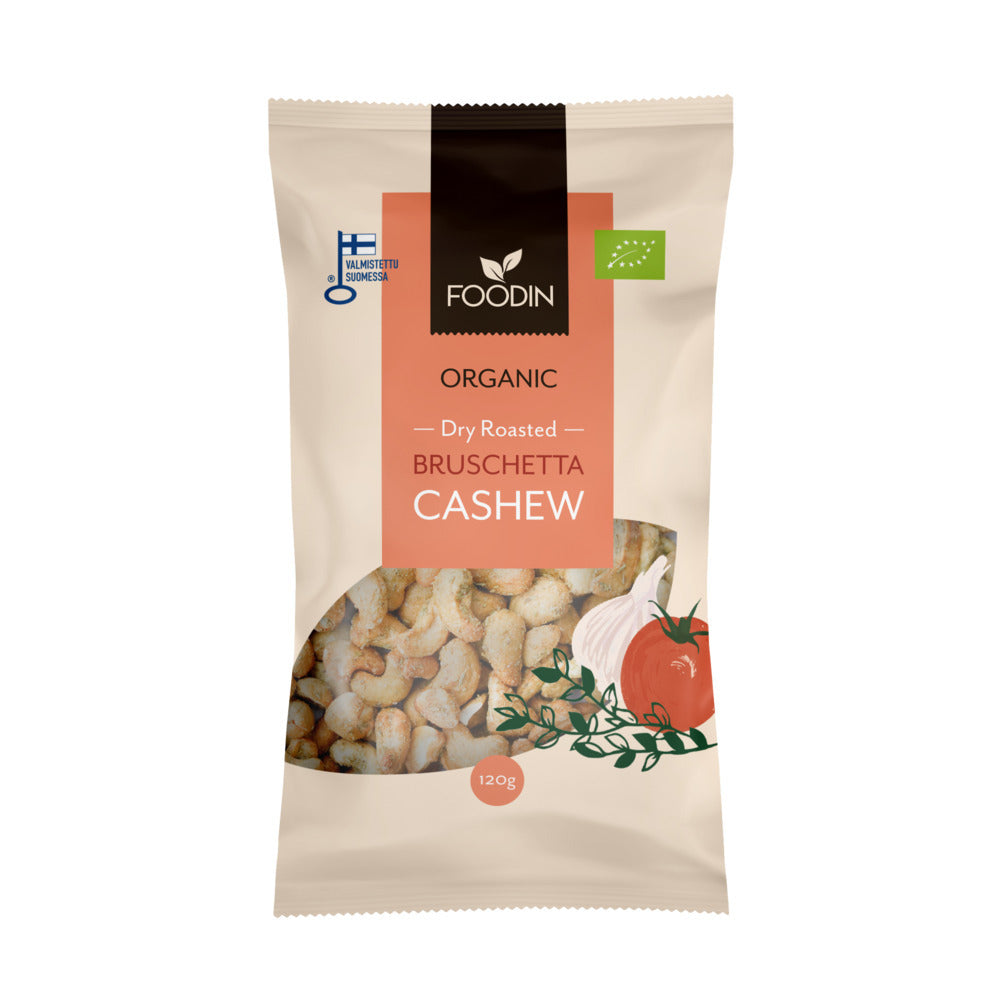Organic Dry Roasted Bruschetta Cashews-Pack of 2