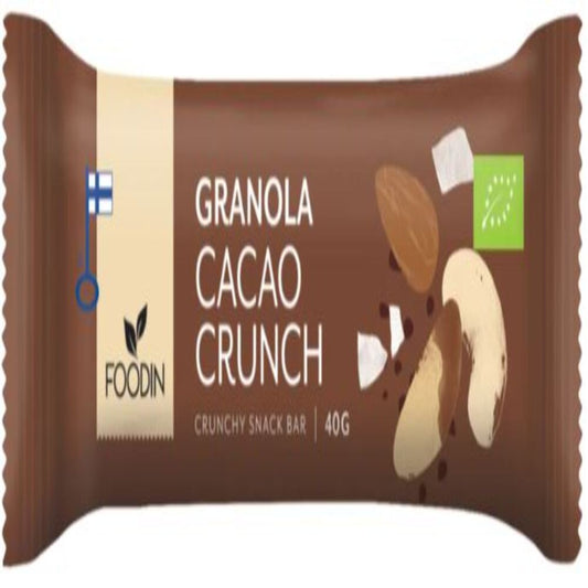 Granola Bar Cacao Crunch Organic 40g