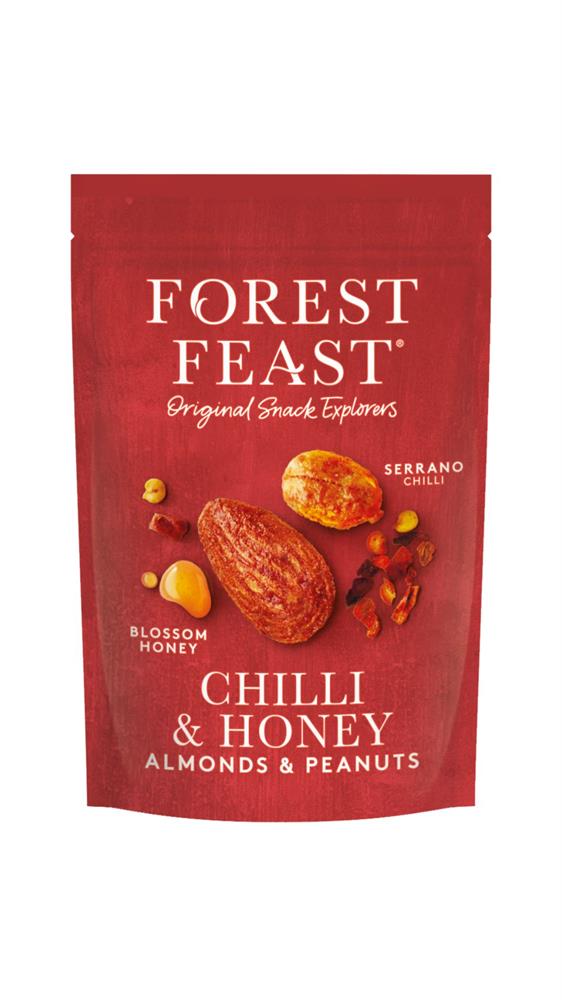 Forest Feast_Serrano Chilli Honey Peanuts & Almonds 120g-pack of 2