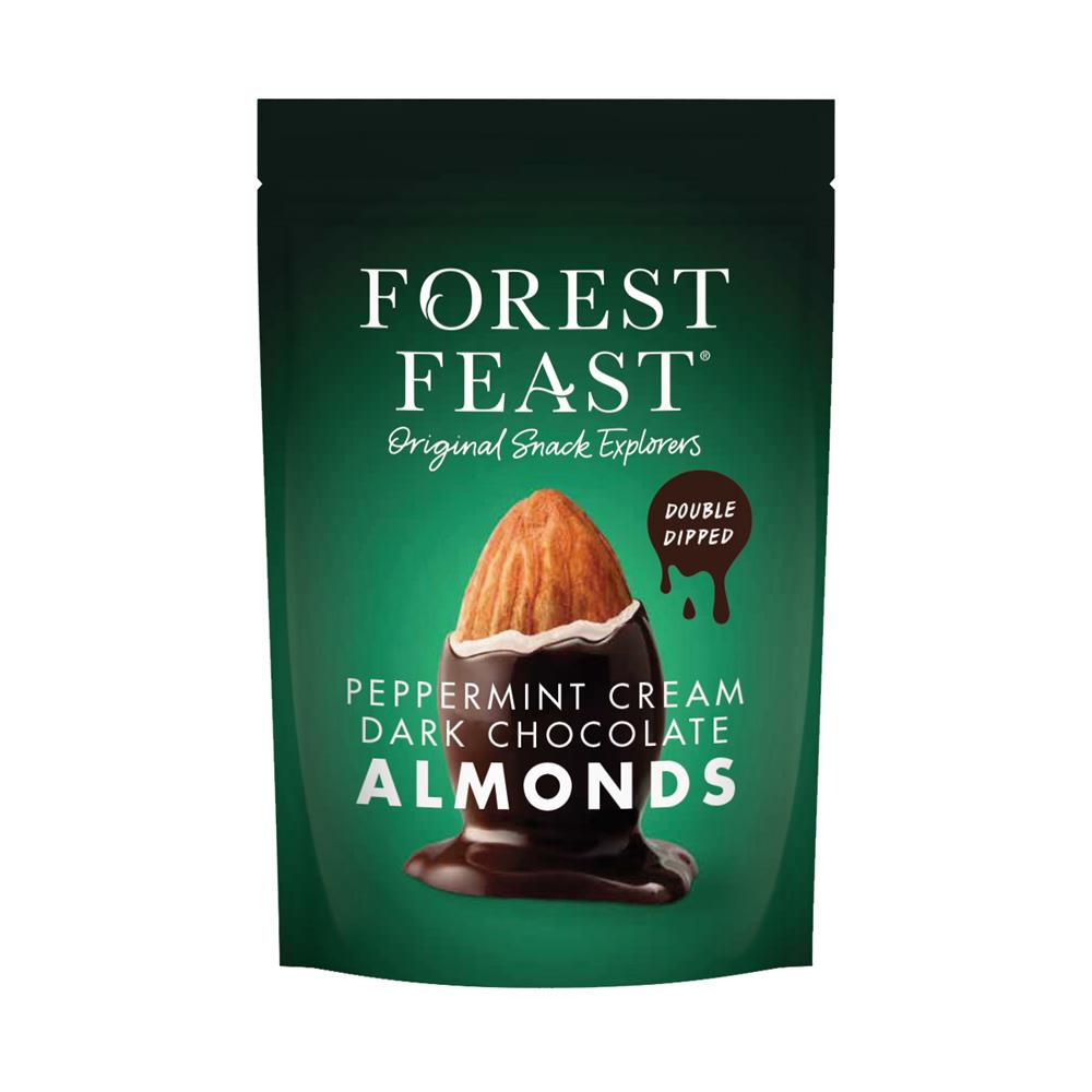Forest Feast_Peppermint Cream Dark Chocolate Almonds 120g