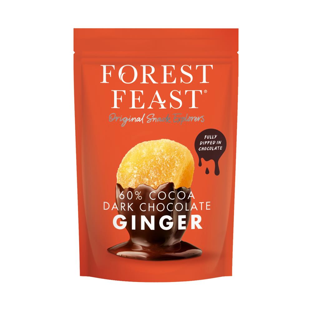 Forest Feast_60% Cocoa Dark Chocolate Ginger 130g