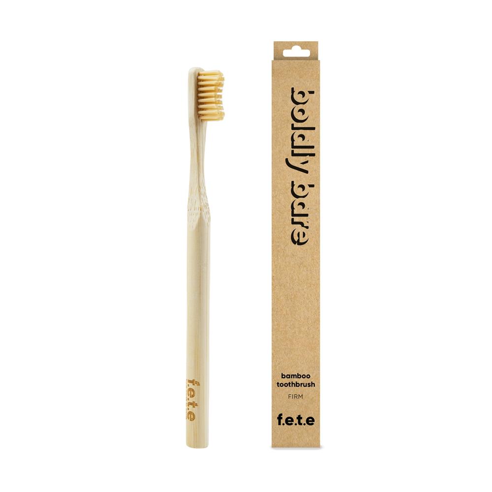 From Earth to Earth_Bamboo Tooth Brush Boldly Bare Natural Firm 1 Unit