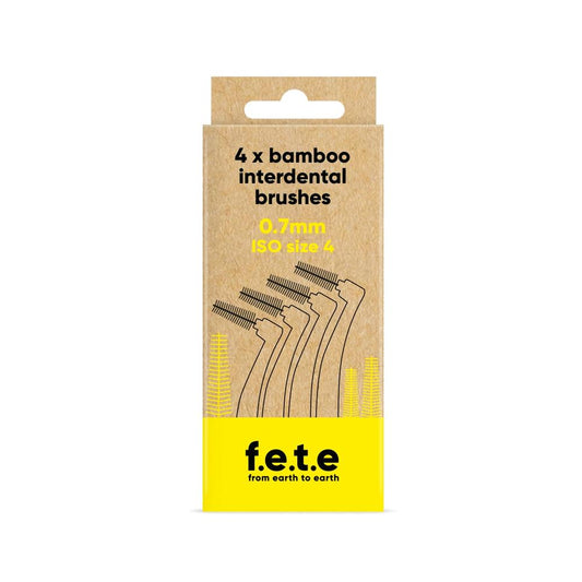 From Earth to Earth_Interdental brushes ISO Size 4 Yellow 0.7mm