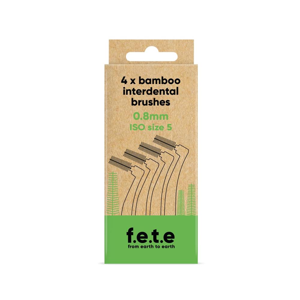 From Earth to Earth_FETE Interdental Brushes ISO Size 5 Green 0.8mm