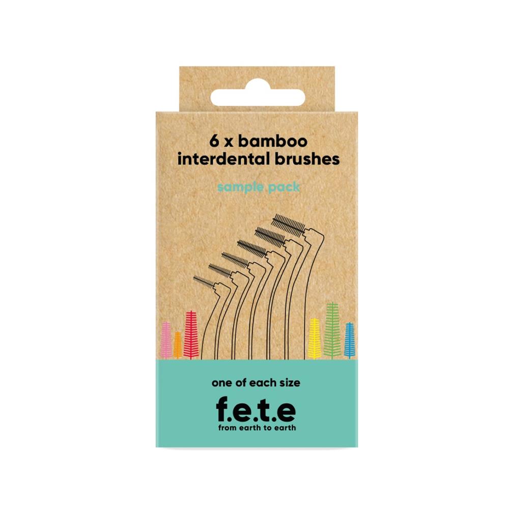 From Earth to Earth_Interdental Brushes Sample Pack One Of Each Size (6 Pcs)-pack of 2