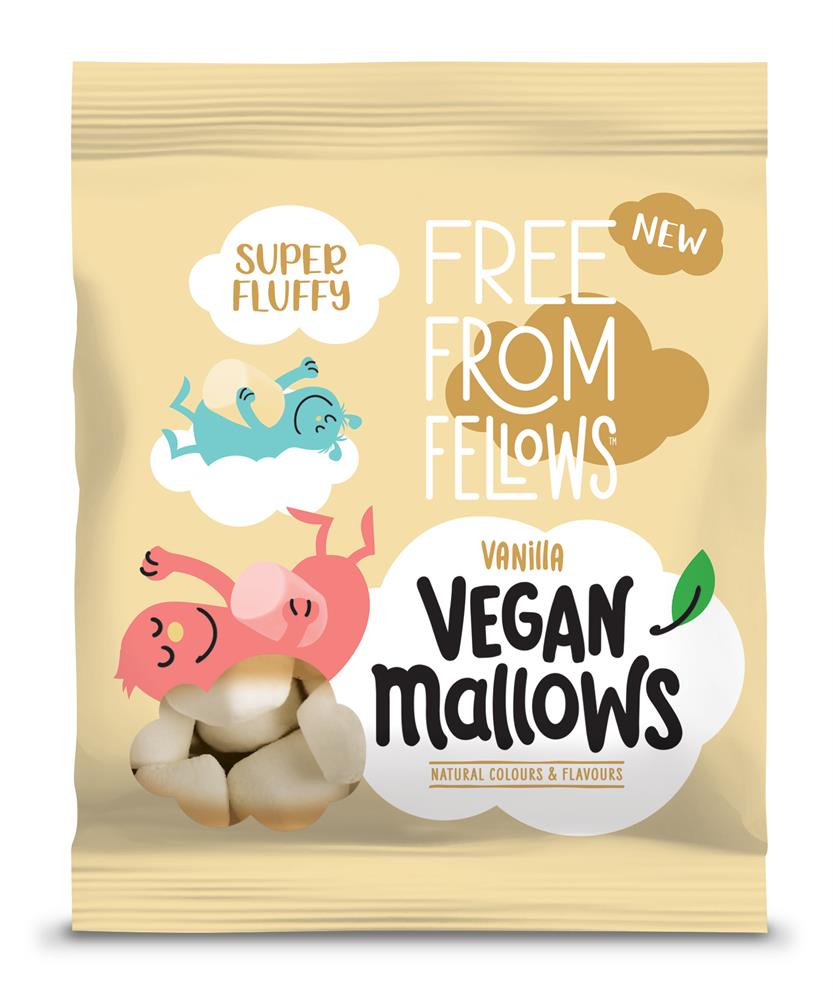 Free From Fellows_Vegan Vanilla Mallows 105g-pack of 2