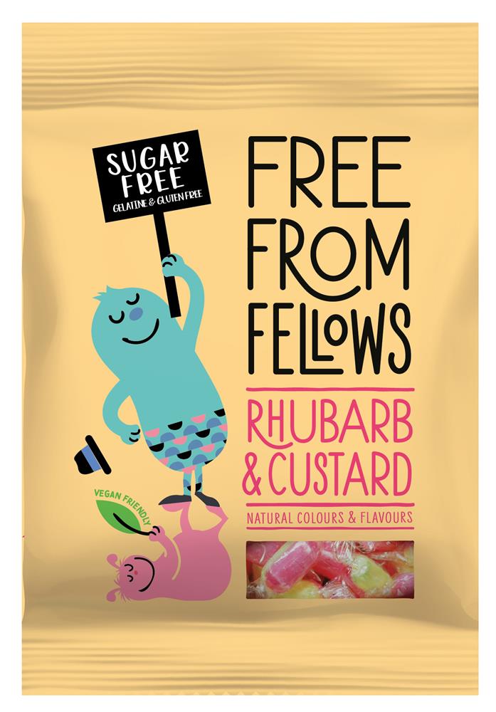 Free From Fellows_Rhubarb and Custard 70g-pack of 10