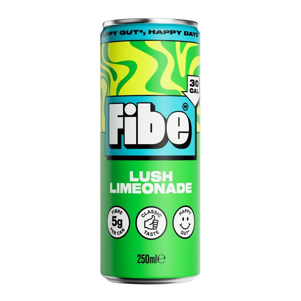 Fibe Soda_Fibe Prebiotic Soda Lush Limeonade 250ml-Pack of 2