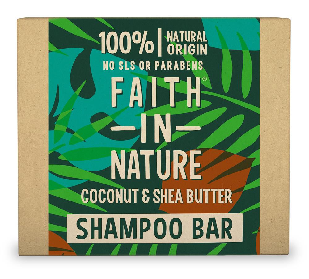 Faith in Nature_Shampoo Bar Coconut & Shea Butter 85gm