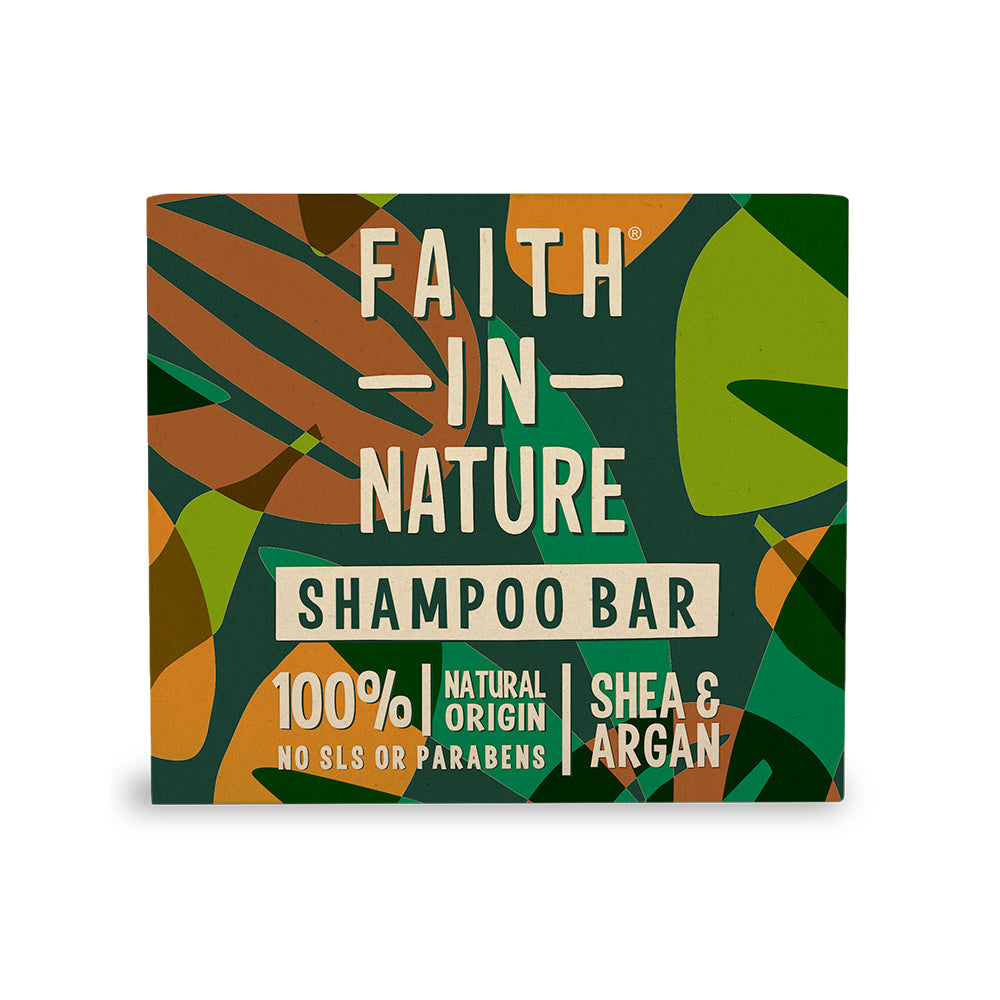 Faith in Nature_Shea & Argan Shampoo Bar 85g