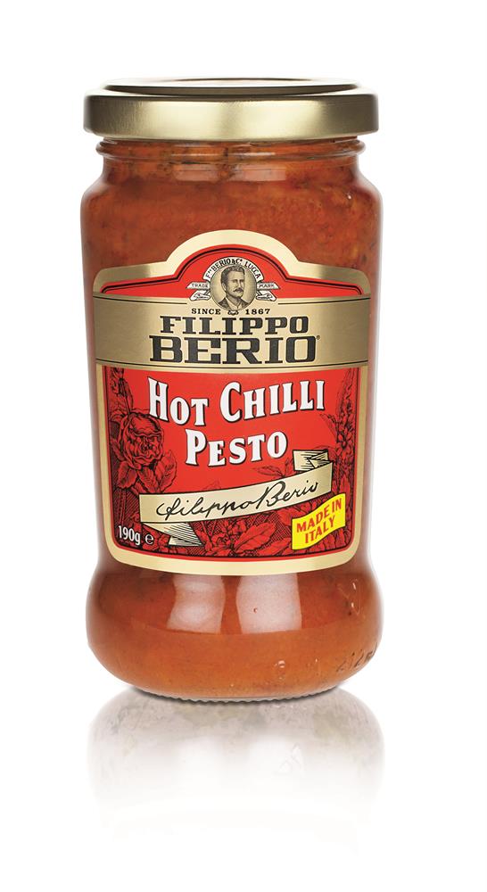 Filippo Berio_Hot Chilli Pesto Sauce 190g-Pack of 6