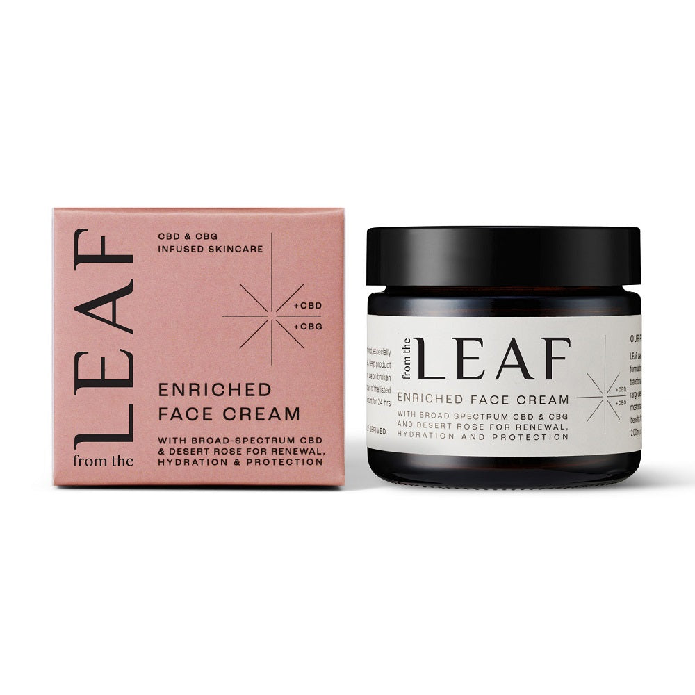 From the Leaf_Enriched Face moisturising Cream with CBD &CBG 50ML