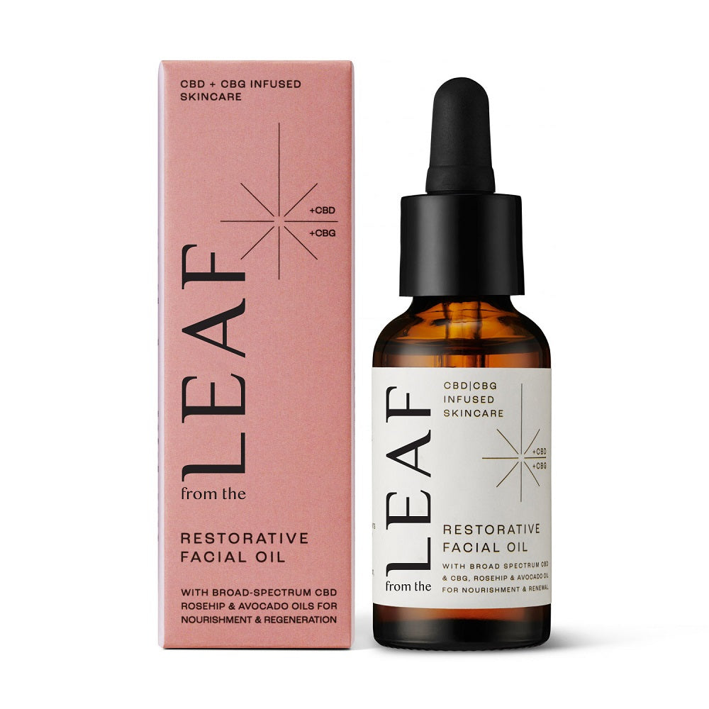 From the Leaf_Restorative Facial Oil with CBD & CBG 200ml