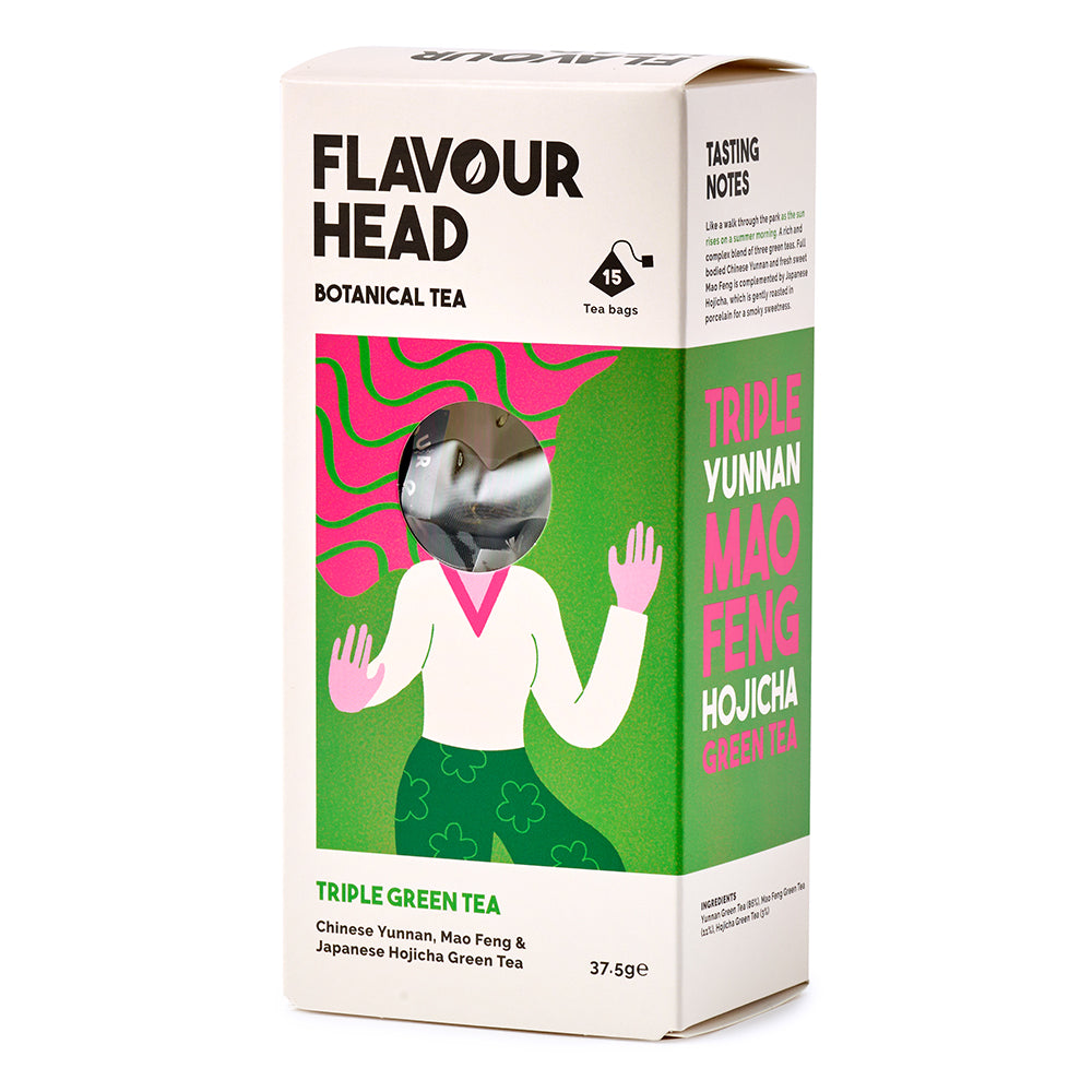 Flavour Head_Botanical Tea Triple Green Tea 15's