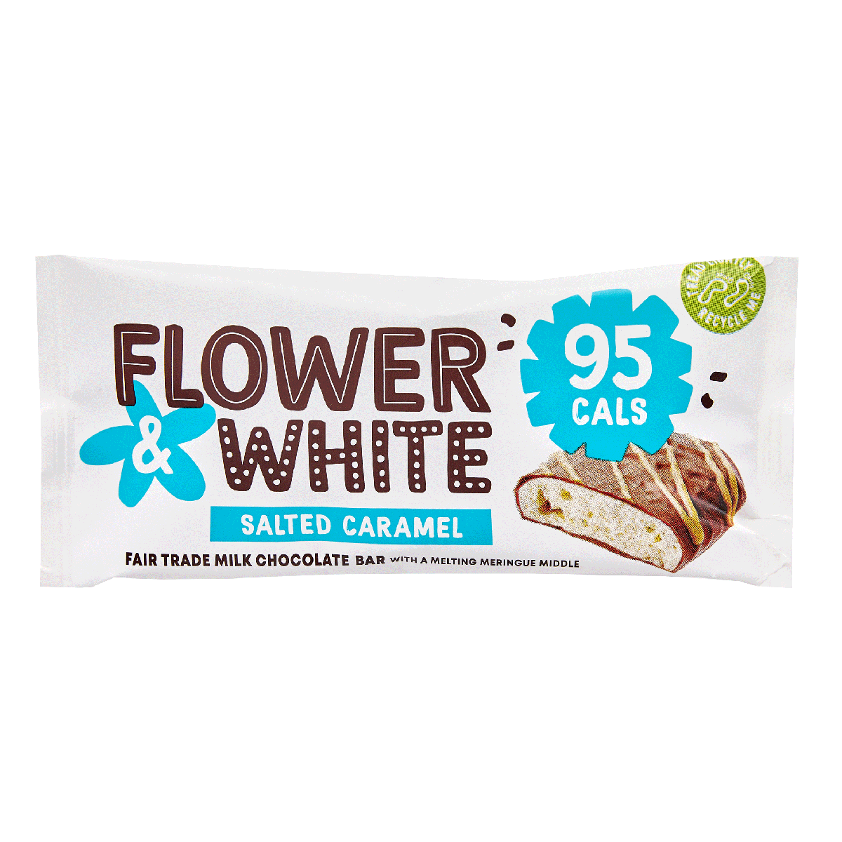 Flower & White Meringue Bar 12x20g Chocolate Crunch