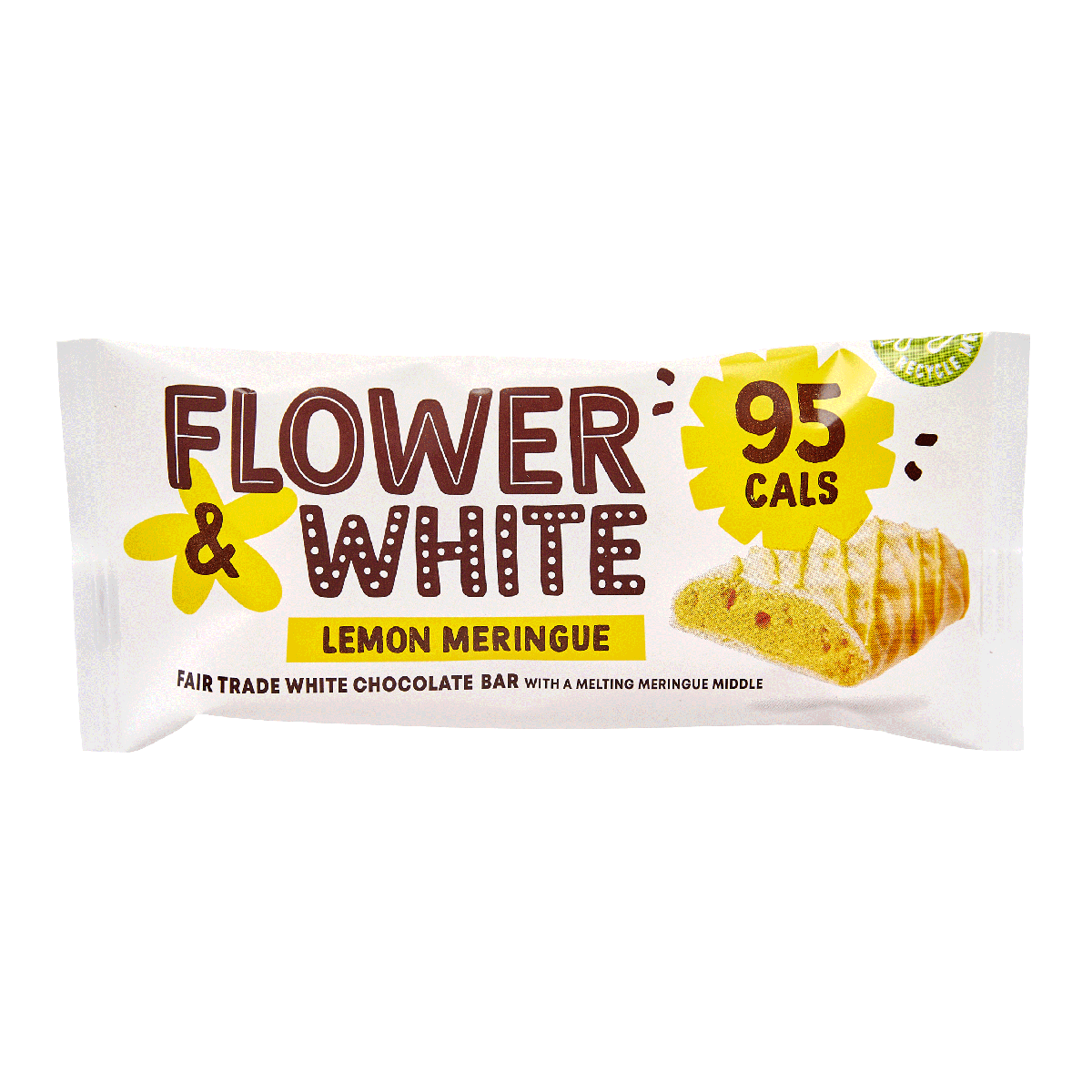 Flower & White Meringue Bar 12x20g Chocolate Crunch
