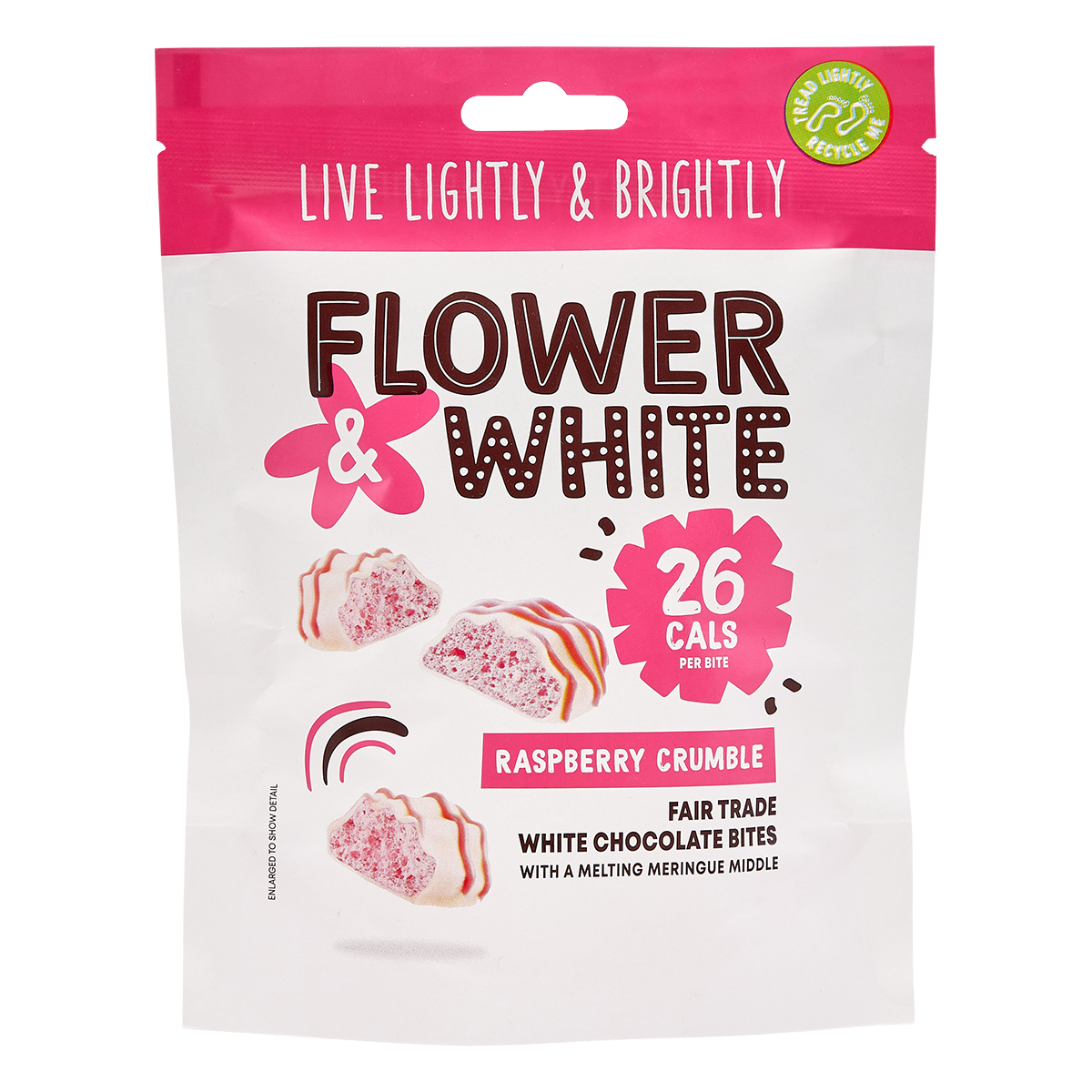 Flower & White Meringue Bar 12x20g Chocolate Crunch