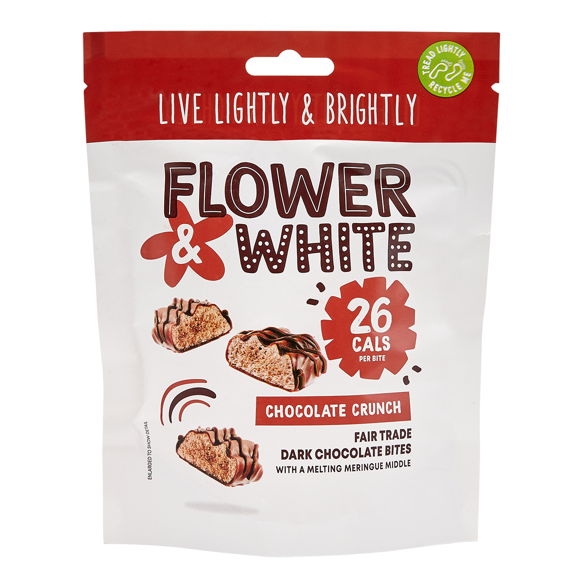 Flower & White Meringue Bar 12x20g Chocolate Crunch