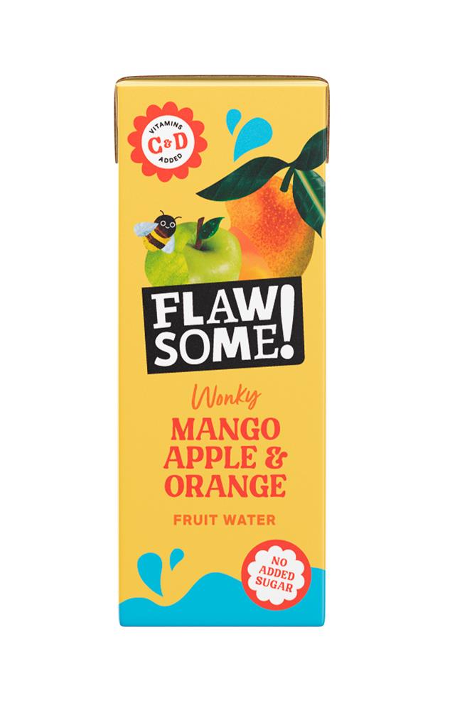 Flawsome!_Flawsome Apple Mango & Orange Wonky Fruit Water Carton 200ml-Pack of 3