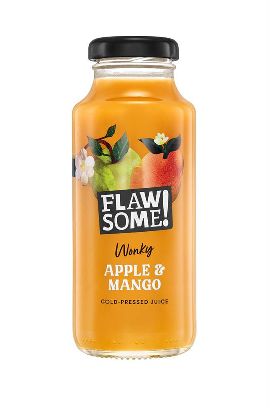 Flawsome!_Flawsome Apple & Mango Cold-Pressed Juice Glass 250ml-pack of 3