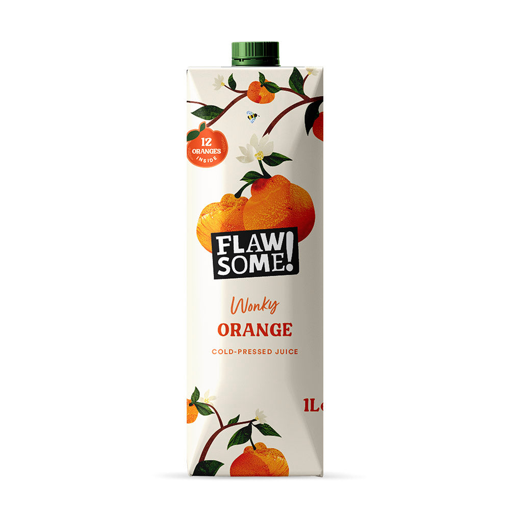 Flawsome!_Orange Cold-Pressed Juice Carton 1l-pack of 2