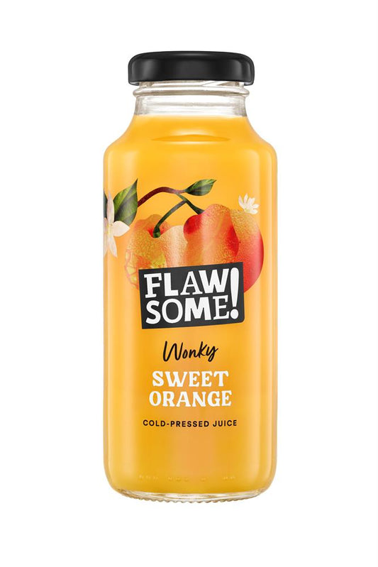 Flawsome!_Flawsome Orange Cold-Pressed Juice Glass 250ml-Pack of 3