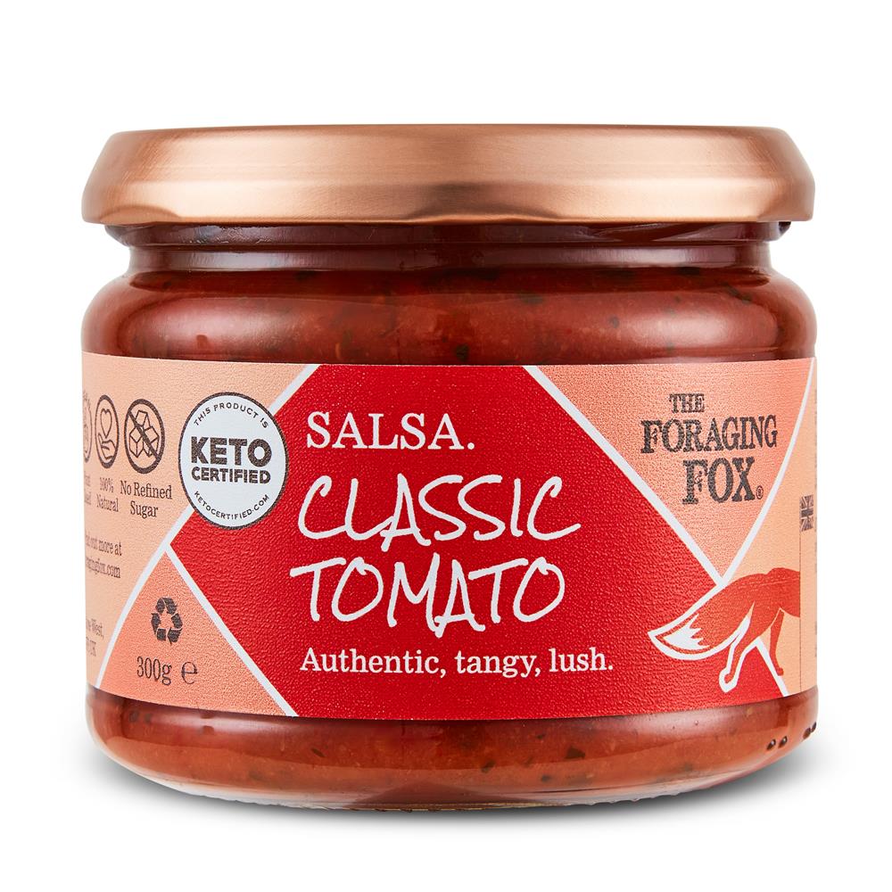 The Foraging Fox_Keto Certified Classic Tomato Salsa 300g-pack of 2