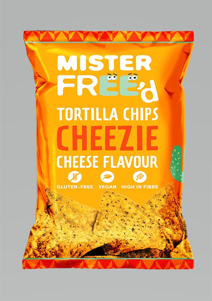 Freed Foods / Mister Free'd_Tortilla Chips with Vegan Cheese 135g-pack of 12