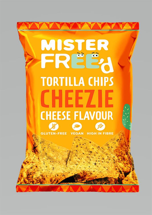 Freed Foods / Mister Free'd_Tortilla Chips with Vegan Cheese 135g-pack of 12
