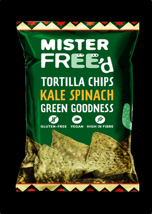 Freed Foods / Mister Free'd_Tortilla Chips with Kale and Spinach 135g-pack of 12
