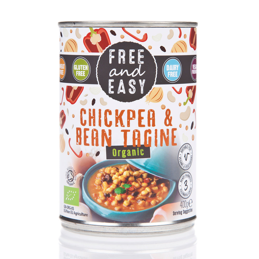 Free & Easy_Organic Chickpea & Bean Tagine 400g