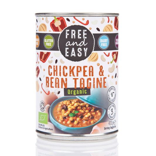 Free & Easy_Organic Chickpea & Bean Tagine 400g