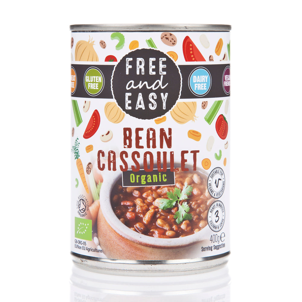 Free & Easy_Organic Bean Cassoulet 400g