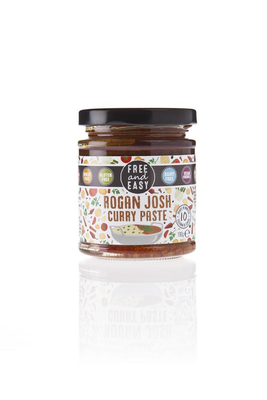 Free & Easy_Gluten Free Rogan Josh Curry Paste 190g