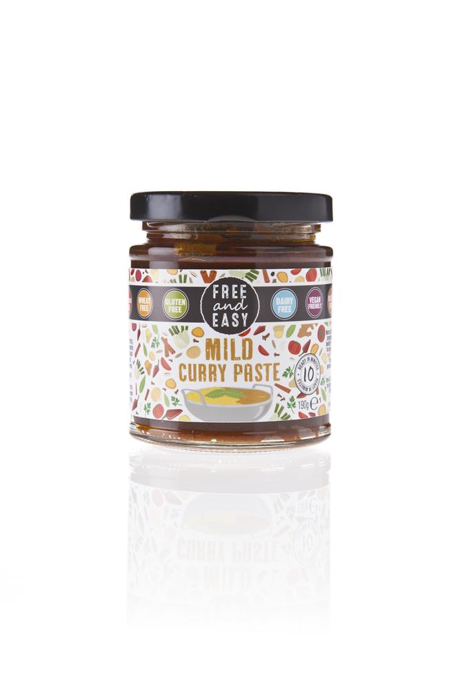 Free & Easy_Gluten Free Mild Curry Paste - 190g