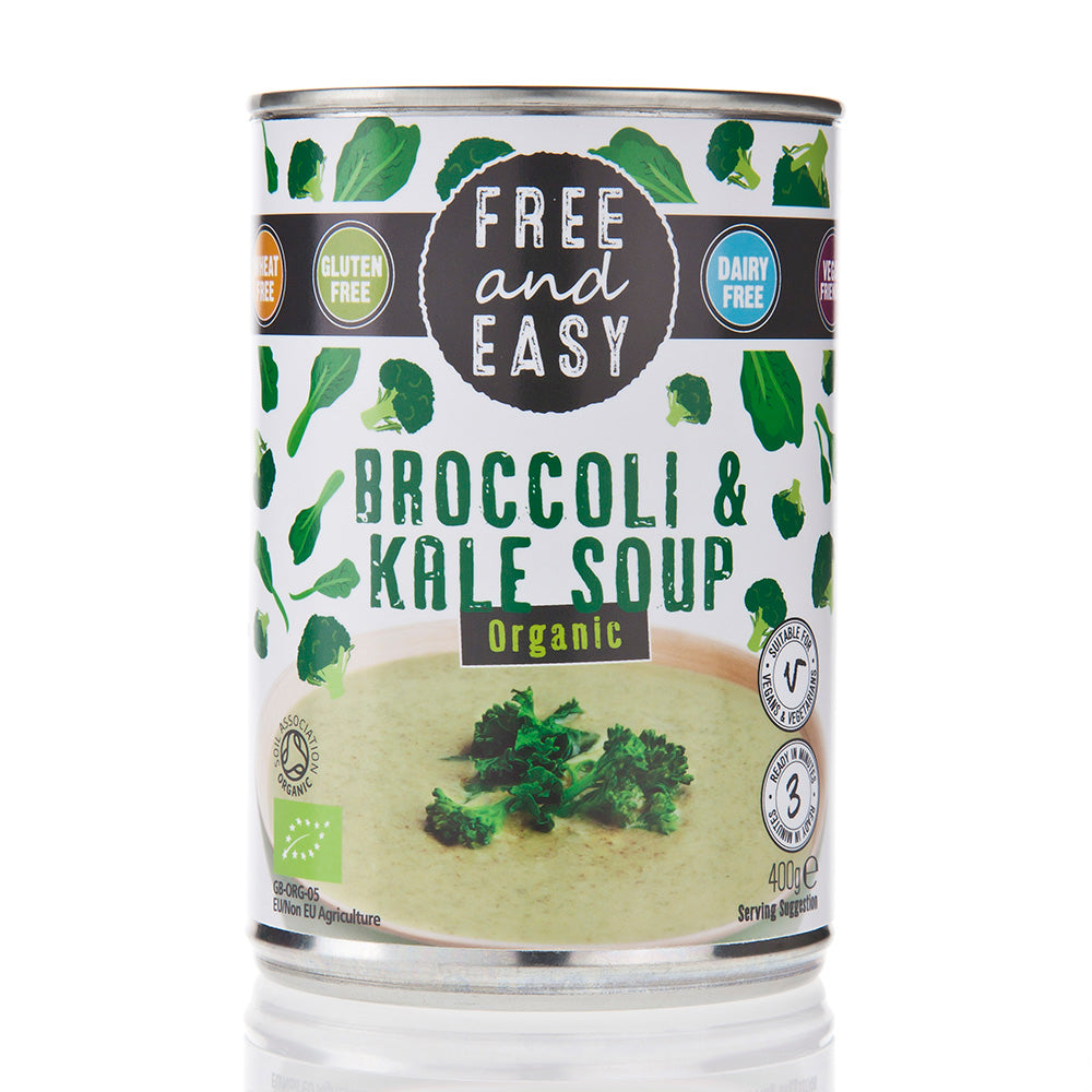 Free & Easy_Organic Broccoli & Kale Soup 400g-pack of 2