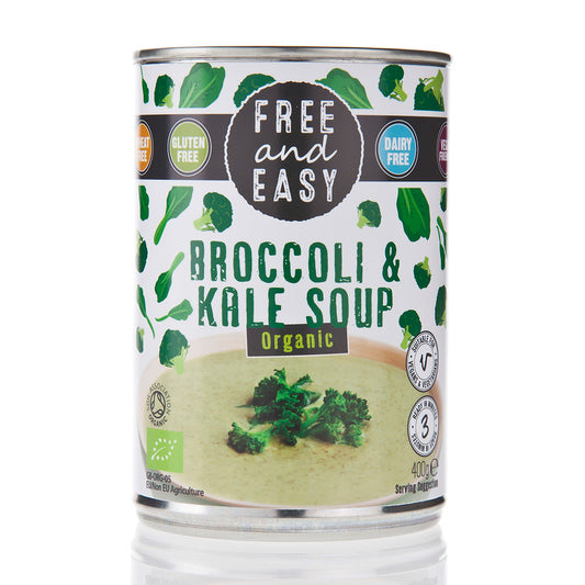 Free & Easy_Organic Broccoli & Kale Soup 400g-pack of 2