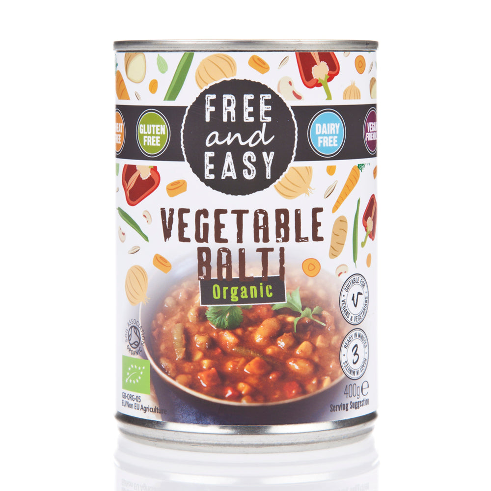 Free & Easy_Organic Vegetable Balti Ready Meal 400g